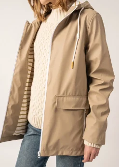 Ste Gabrielle hooded raincoat