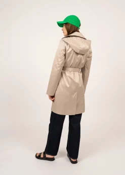 Ste Honorine hooded trenchcoat