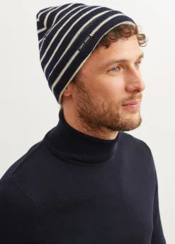 Striped sailor hat