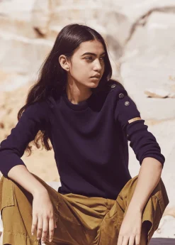 Transmission sailor jumper in Merino wool