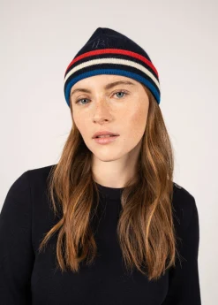 Tricolor wool hat