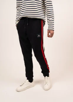 Viking wool pants with contrasting stripes