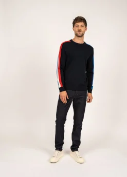 Wool raglan sleeve jumper